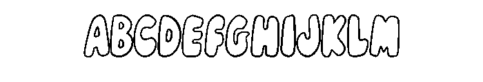 Cartoon Bubble By Squee Regular FONT