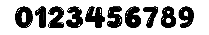 Cartoon Bubble Mint Font OTHER CHARS