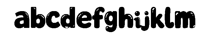 Cartoon Bubble Mint FONT