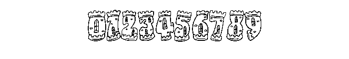 Cartoon Castle By Squee Regular Font OTHER CHARS