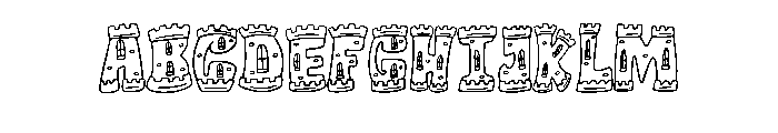 Cartoon Castle By Squee Regular FONT