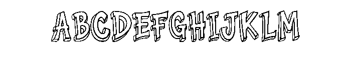 Cartoon Chunky By Squee Regular FONT