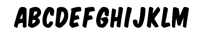 Cartoon Craze Font UPPERCASE