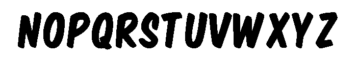 Cartoon Craze Font UPPERCASE