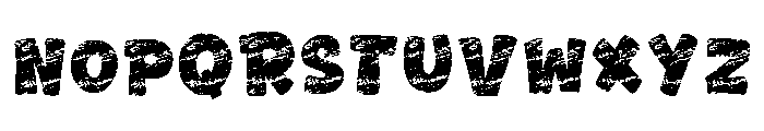 Cartoon Distress Regular Font LOWERCASE
