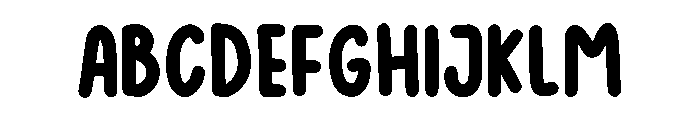 Cartoon Doodles Regular Font UPPERCASE