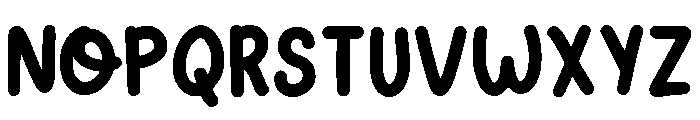 Cartoon Doodles Regular Font LOWERCASE