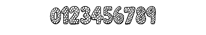 Cartoon Fish Scales By  Regular Font OTHER CHARS