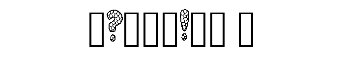 Cartoon Fish Scales By  Regular Font OTHER CHARS