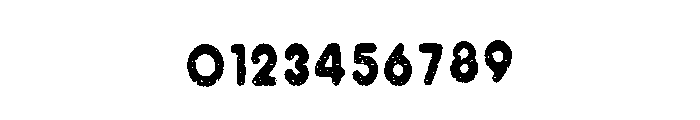 Cartoon Rough Regular Font OTHER CHARS