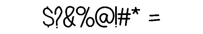 Cartoon Smiling Regular Font OTHER CHARS