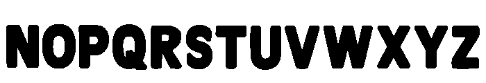 Cartoon Sunday Regular Font LOWERCASE