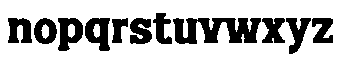 Cartton Bold Font LOWERCASE
