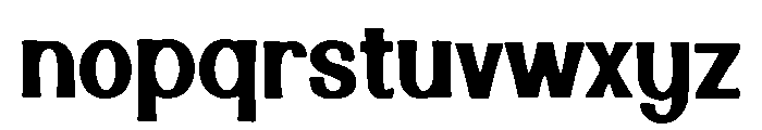 Cartton Simle Font LOWERCASE