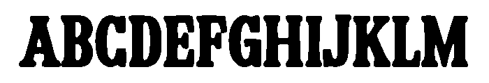 Cartton Font UPPERCASE