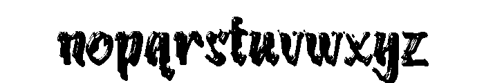 Carut Font LOWERCASE