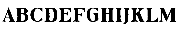 Carvent Serif Font UPPERCASE