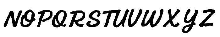 Casa Lienta Regular Font UPPERCASE