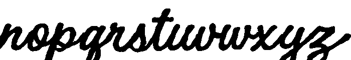 Casa Lienta Regular Font LOWERCASE
