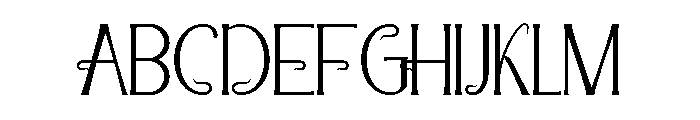 CasabaMelon Font UPPERCASE
