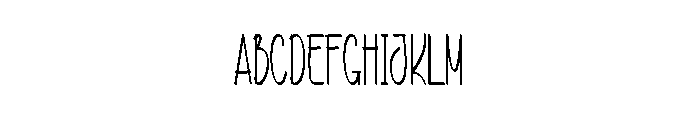 Casberry Font UPPERCASE
