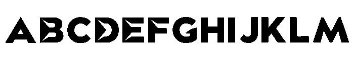 Casia Regular Font UPPERCASE