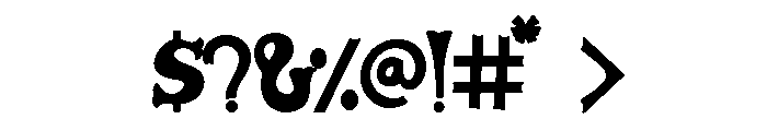 Caskford Easter Font OTHER CHARS