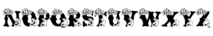 Caskford Easter Font LOWERCASE