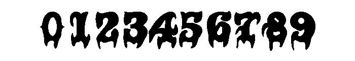 Caskford Halloween Font OTHER CHARS