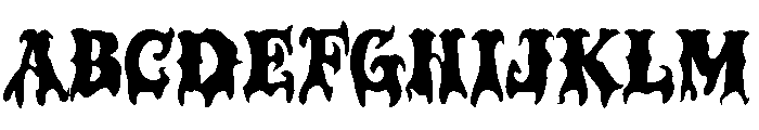 Caskford Halloween Font UPPERCASE