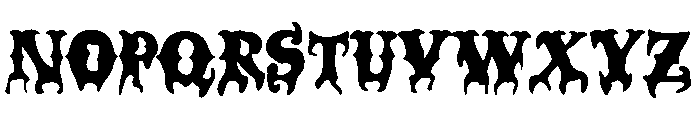 Caskford Halloween Font UPPERCASE