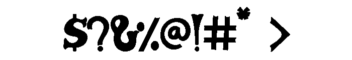 Caskford Valentine Font OTHER CHARS