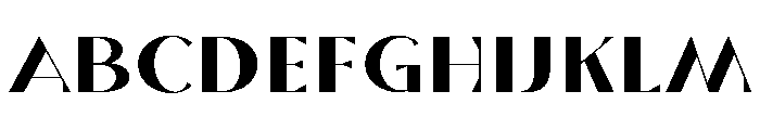 Casova Font UPPERCASE