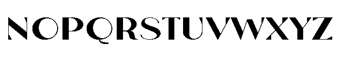 Casova Font UPPERCASE