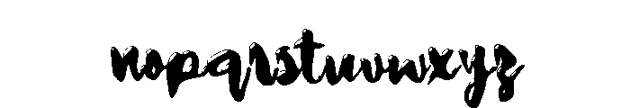 Cassia Font LOWERCASE