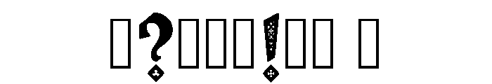 Cassiopeia Regular Font OTHER CHARS