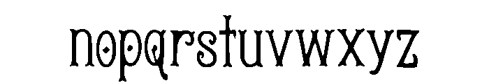 Cast_a_Spell Font LOWERCASE