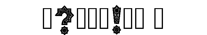 Casta Regular Font OTHER CHARS