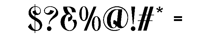 Castela Regular Font OTHER CHARS