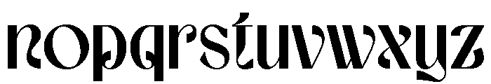 Castela Regular Font LOWERCASE