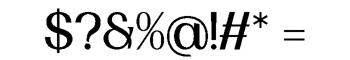 Castella-Regular Font OTHER CHARS