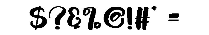 Caster Script Font OTHER CHARS