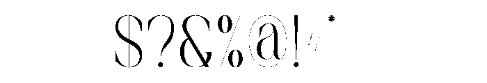 Castica Font OTHER CHARS