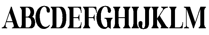 Castina Editorial Condensed Font UPPERCASE