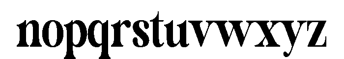 Castina Editorial Condensed Font LOWERCASE