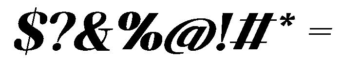 Castina Editorial Exp Slant Font OTHER CHARS