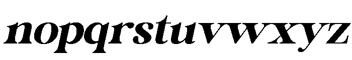 Castina Editorial Exp Slant Font LOWERCASE
