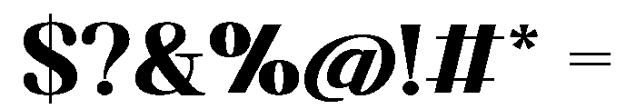 Castina Editorial Expanded Font OTHER CHARS