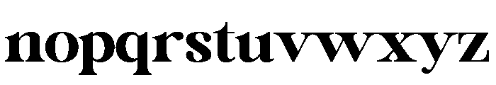 Castina Editorial Expanded Font LOWERCASE