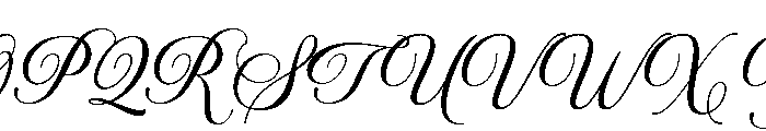 Castina Editorial Script Reg Font UPPERCASE